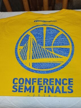 Golden State Warriors 2018 Conference Semi Finals Yellow Tee